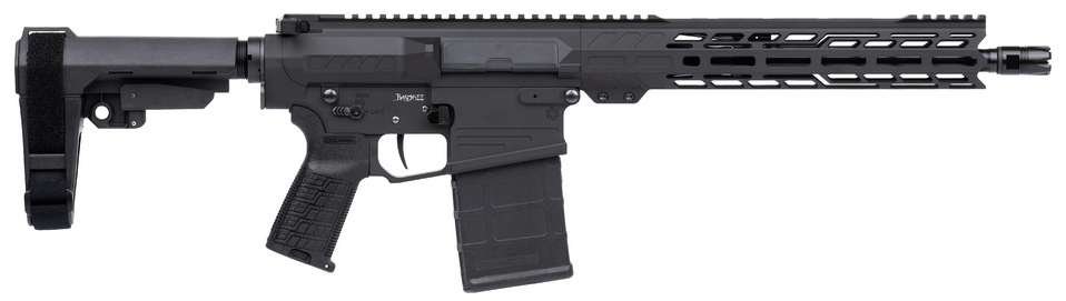1093642-14324473.jpg CMMG PISTOL, BANSHEE, MK3 8.6 BLACK OUT 12.5" ARMOR BLK W/ADJ RIP BRACE