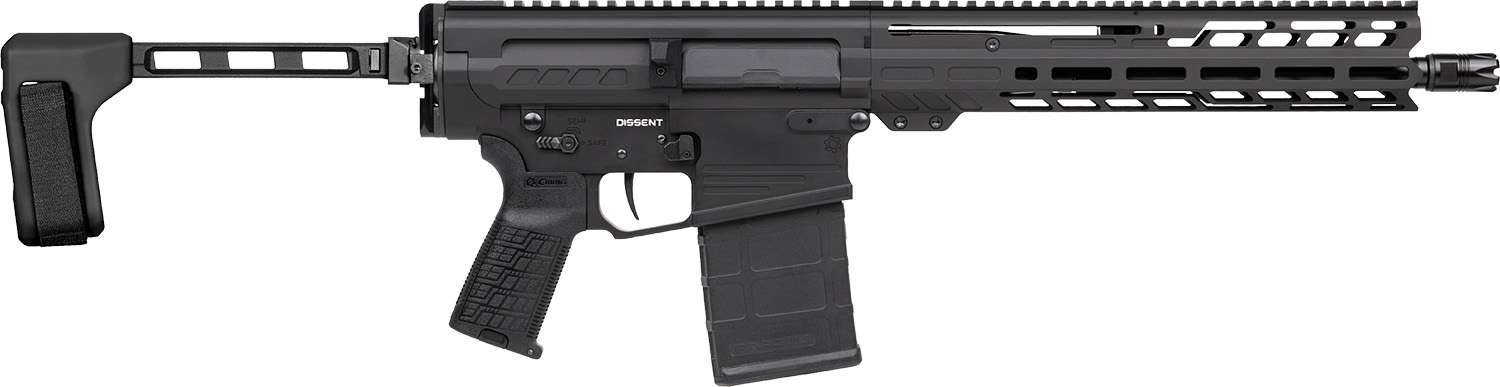 1093643-14326922.jpg CMMG DISSENT MK3 8.6 BLACK OUT PISTOL 12.5" ARMOR BLACK W/ SB TACT FS1913A FLD BRACE