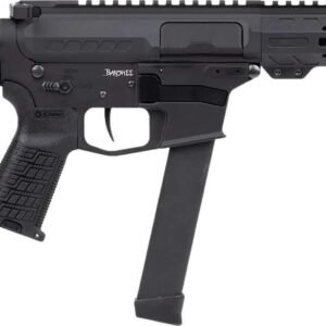 CMMG PISTOL, BANSHEE, FIXED EJECTOR, 9MM, 8", ARMOR BLK W/ADJ RIP BRACE