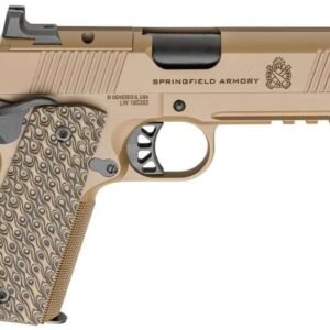 SPRINGFIELD ARMORY TRP AOS 1911 FDE 4.25" 45ACP W/ CARRY CUT & RAIL 2-8RD