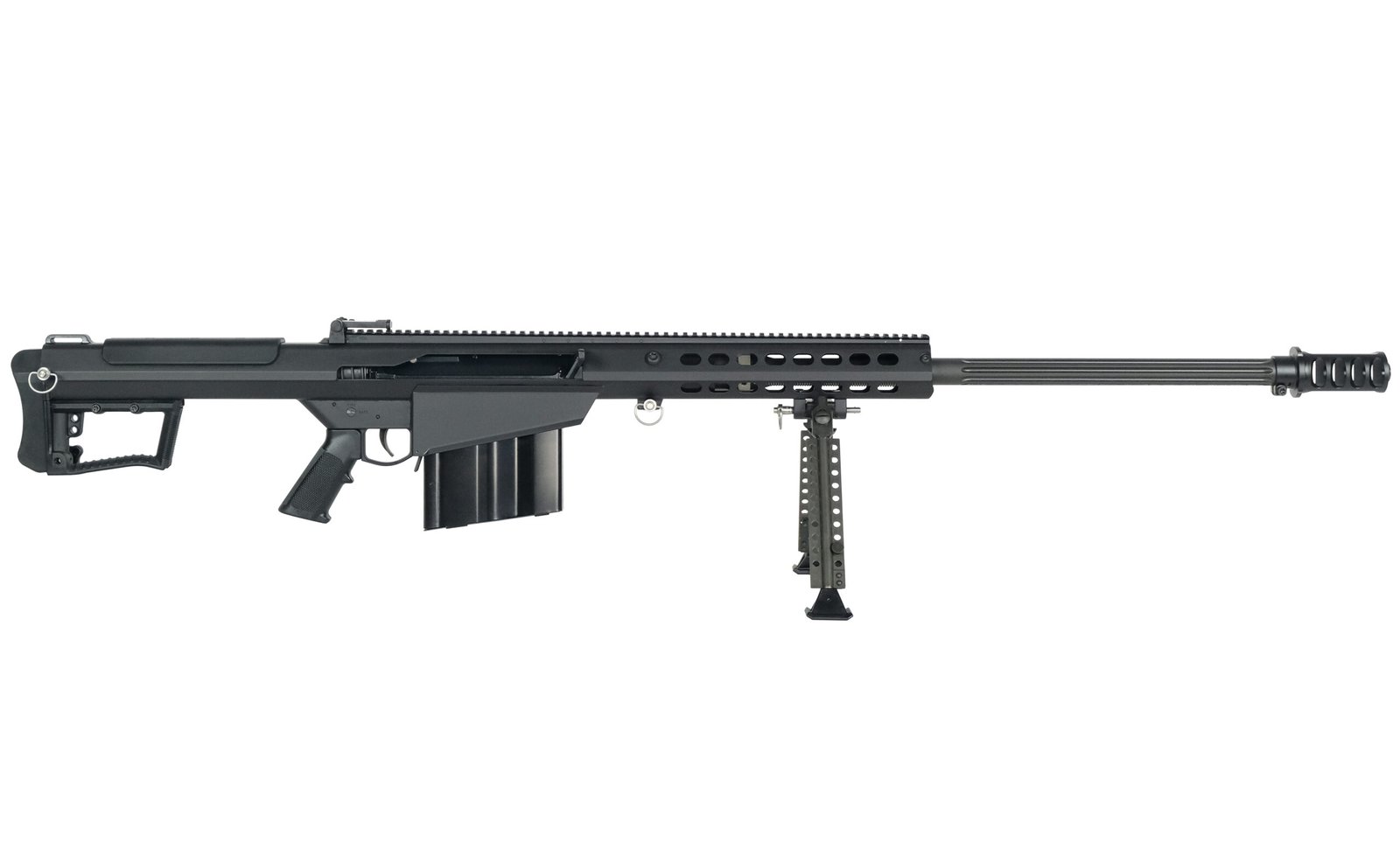 18059m107a1blk29bblrightside679f.jpg BARRETT FIREARMS M107A1 50BMG BLK 29" 10+1