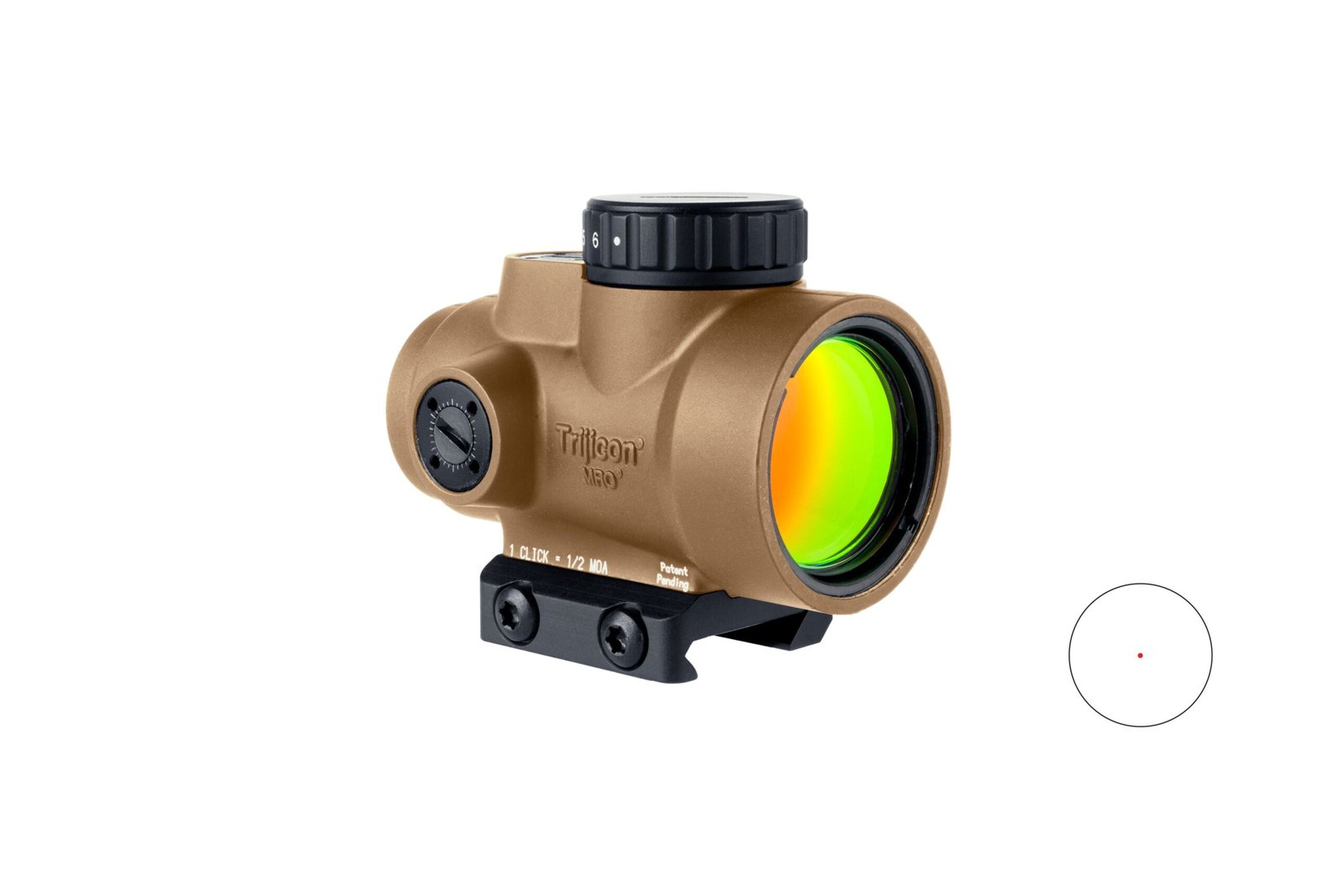 22003261004-1 TRIJICON MRO SD 1X25 2MOA COYOTE LOW MT