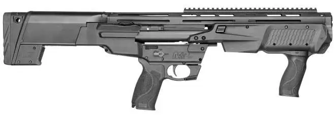 540672-14259572.webp SMITH & WESSON M&P 12 BULLPUP SHTG 12G BLK 3" 19"BBL PUMP 12RD - Image 3
