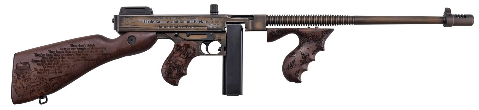 bonnieandclyde5a9e.jpg AUTO-ORDNANCE - THOMPSON BONNIE&CLYDE 1927A1 45ACP 50RD