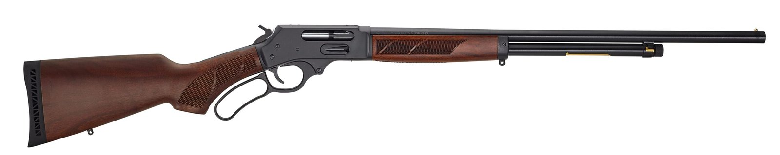 h018g410c42e.jpg HENRY REPEATING ARMS LEVER ACTION 410/24 BL/WD