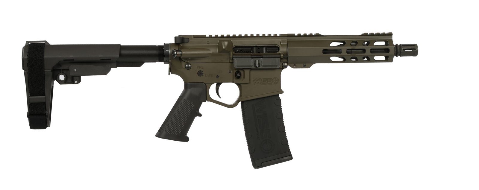 wise0009odgshort955f-1.jpg WISE ARMS WA-15B 5.56MM ODG 7.5" SBA3