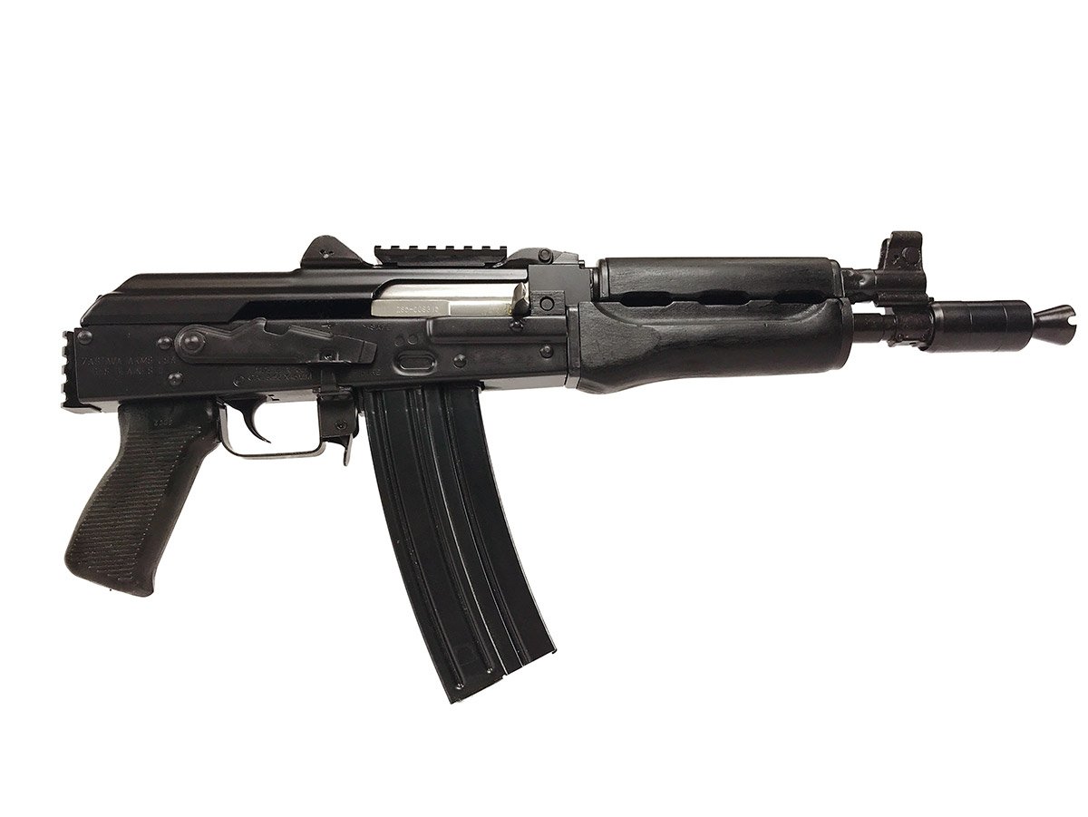zp85556parighta94e.jpg ZASTAVA ARMS USA ZPAP85 PISTOL 5.56 WOOD RAIL